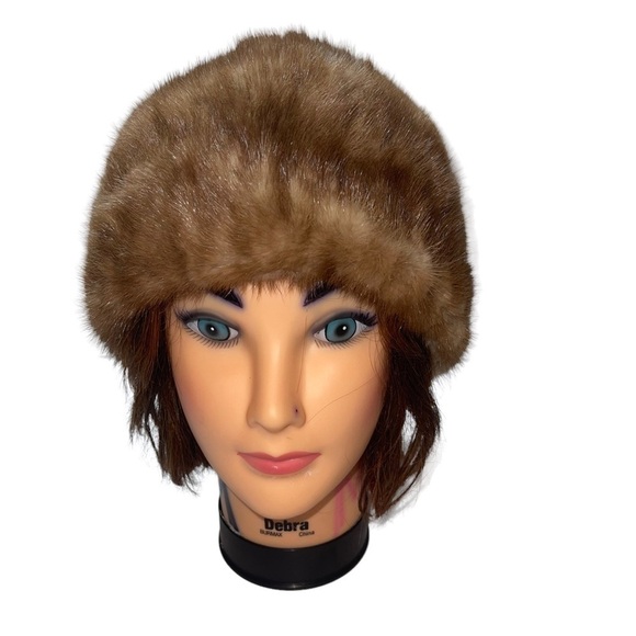 Vintages Women Real Fur Hat